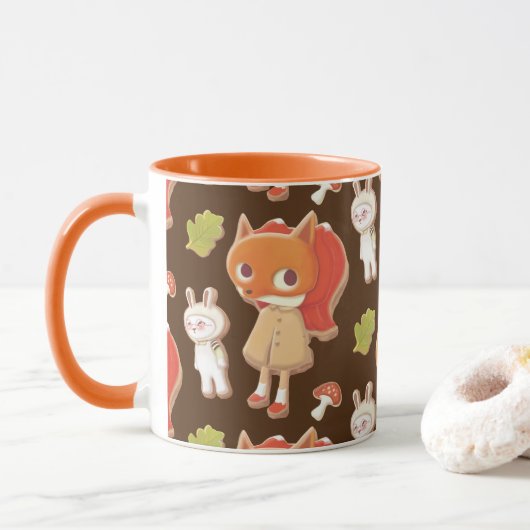 Holzkekse Tasse (Mit Donut)