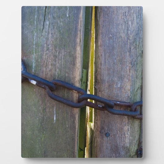 Holzkette Fotoplatte (Vorderseite)