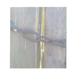 Holzkette Notizblock