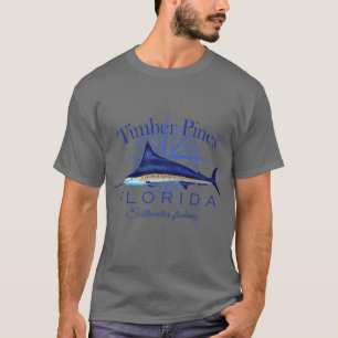 Holzkiefern Florida Sailfish Seeteufel Salzwasser  T-Shirt