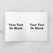 Holzkirche Feiertagskarte (Innenseite)