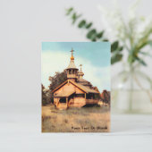 Holzkirche Feiertagspostkarte (Stehend Vorderseite)