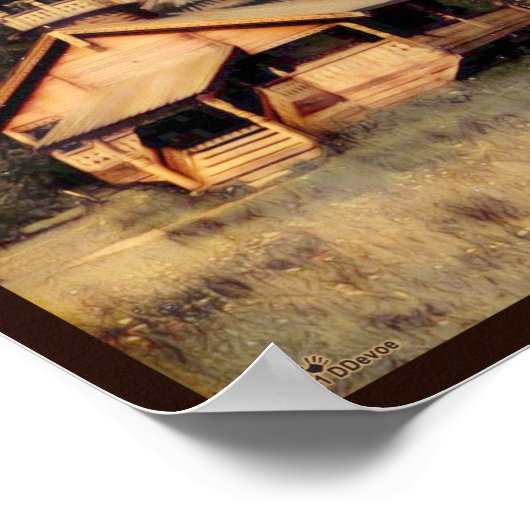 Holzkirche Poster (Ecke)