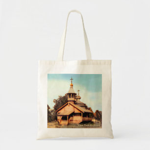 Holzkirche Tragetasche