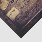 Holzkiste im Steampunk-Stil mit Decoupage FC2 Seidenpapier (Ausschnitt)