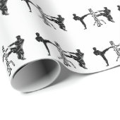 Holzklotz Geschenkpapier (Rolleneckpunkt)