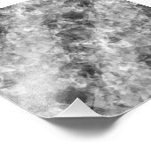 Holzkohle-Krummpling Fotodruck (Ecke)