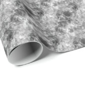 Holzkohle-Krummpling Geschenkpapier (Rolleneckpunkt)