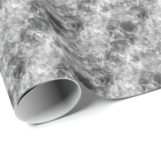 Holzkohle-Krummpling Geschenkpapier (Rolleneckpunkt)