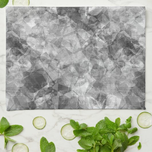 Holzkohle-Krummpling Küchentuch (Gefaltet)