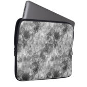 Holzkohle-Krummpling Laptopschutzhülle (Vorne Rechts)