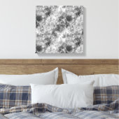 Holzkohle-Krummpling Leinwanddruck (Insitu (Schlafzimmer))