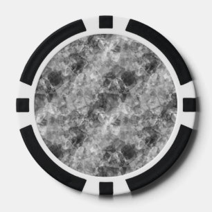 Holzkohle-Krummpling-Textur Pokerchips