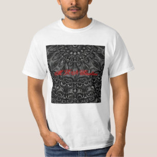 Holzkohle-Mandala-T-Shirt T-Shirt