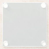 Holzkohle Marmor Eleganter Moderner Ästhetik-Stil Glasuntersetzer (Rückseite)