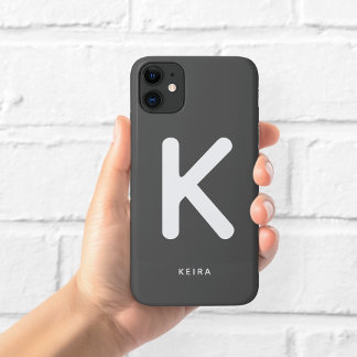 Holzkohle-Monogramm-Handyhülle Case-Mate iPhone Hülle