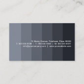 Holzkohle Ombre Platten Visitenkarte (Rückseite)