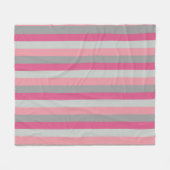 Holzkohle Rose Fleece Blanket (Vorderseite (Horizontal))