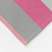 Holzkohle Rose Fleece Blanket (Ecke)