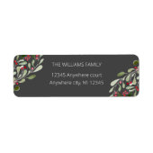 Holzkohle-Rücksendeadresse (Vorne)