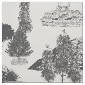 Holzkohle und das graue Weihnachtswunder Wonderlan Stoff (Muster)