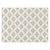 Holzkohle- und Rosa-Französischer-Damask-Tischdeck Tischdecke (Vorderseite (Horizontal))