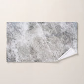 Holzkohle und weißes Marmormuster Badhandtuch Set (Handtuch)