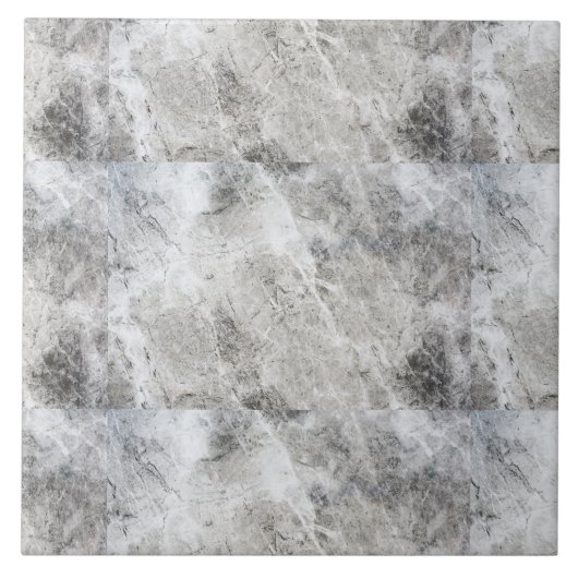 Holzkohle und weißes Marmormuster Fliese (Vorderseite)