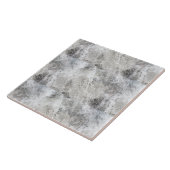 Holzkohle und weißes Marmormuster Fliese (Seite)