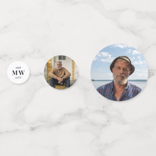 Holzkohle Weiße Vögel für immer in unserem Herz Be Konfetti (Rückseiten)