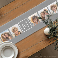 Holzkohle Weißes 8-Fotomaterial Custom Monogram