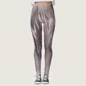 Holzkohle zu Hellgrau Leggings (Vorderseite)