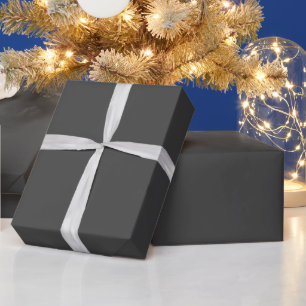 Holzkohlegrau Einfarbige Farbe Geschenkpapier