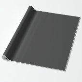 Holzkohlegrau Einfarbige Farbe Geschenkpapier (Ungerollt)