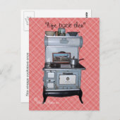 Holzkohlehofen Postkarte Nr. 1 - anpassen (Vorne/Hinten)