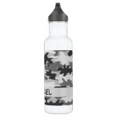 Holzkohlen-Grau-Camouflage-Tarnungs-Name Trinkflasche (Rechts)