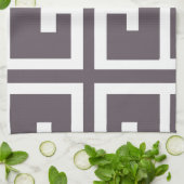 Holzkohlen-Spanisch-Fliese Handtuch (Gefaltet)