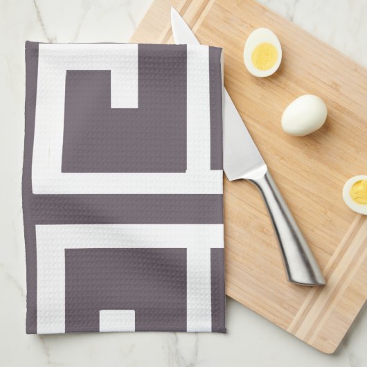 Holzkohlen-Spanisch-Fliese Handtuch (Viertel Falte)