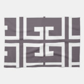 Holzkohlen-Spanisch-Fliese Handtuch (Horizontal)