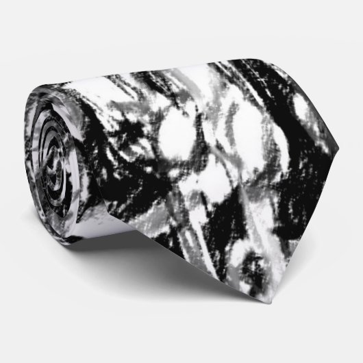 Holzkohlenanmerkungen Krawatte (Gerollt)