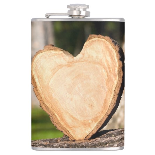 Holzkohlentasche Flachmann (Vorderseite)