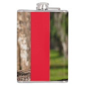 Holzkohlentasche Flachmann (Rückseite)