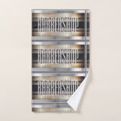 Holzkonstruktion Badhandtuch Set (Handtuch)