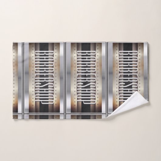 Holzkonstruktion Badhandtuch Set (Handtuch)