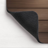 Holzkorn gestreifte braune abstrakte Modekunst Mousepad (Ecke)