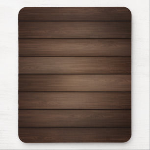 Holzkorn gestreifte braune abstrakte Modekunst Mousepad