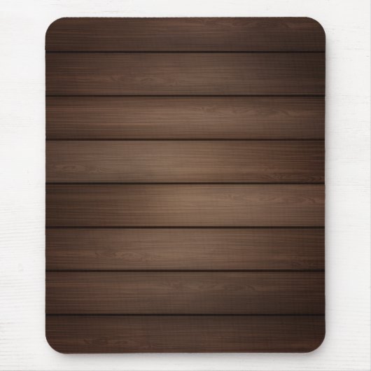 Holzkorn gestreifte braune abstrakte Modekunst Mousepad (Vorne)