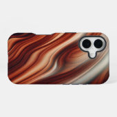 Holzkörnchen iPhone 16 Hülle (Rückseite (Horizontal))