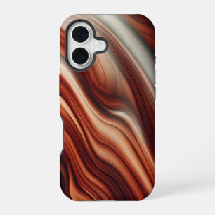 Holzkörnchen iPhone 16 Hülle