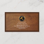 Holzkörner-Braunen-Schüre Visitenkarte (Rückseite)